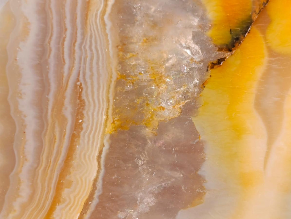 Polished Banded Agate House Shaped Slices x 12 From Madagascar - Toprock Gemstones and Minerals 