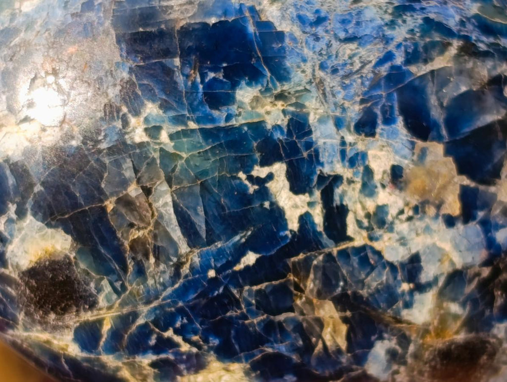 Polished Dumortierite Galets x 24 From Madagascar - Toprock Gemstones and Minerals 