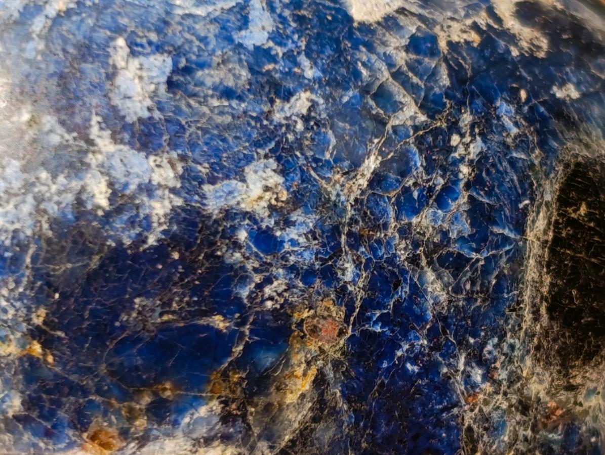 Polished Dumortierite Galets x 24 From Madagascar - Toprock Gemstones and Minerals 