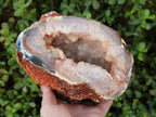 Polished Large One Side Agate Geode x 1 From Maintirano, Madagascar - Toprock Gemstones and Minerals 