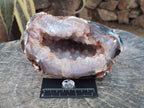Polished Large One Side Agate Geode x 1 From Maintirano, Madagascar - Toprock Gemstones and Minerals 