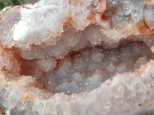 Polished Large One Side Agate Geode x 1 From Maintirano, Madagascar - Toprock Gemstones and Minerals 