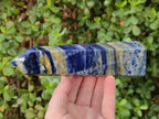 Polished Sodalite Display Crystals x 3 From Kunene River, Namibia - Toprock Gemstones and Minerals 