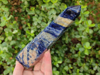 Polished Sodalite Display Crystals x 3 From Kunene River, Namibia - Toprock Gemstones and Minerals 