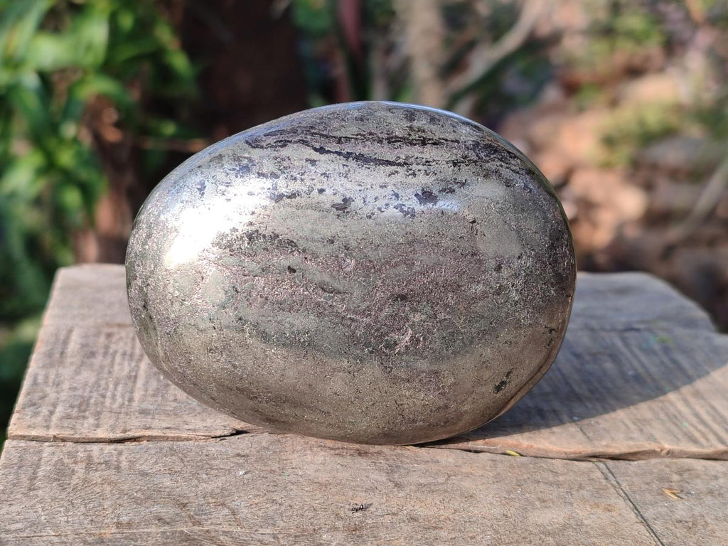 Polished Basalt Pharaoh Stone Galets x 3 From Iron Duke Mine, Zimbabwe - Toprock Gemstones and Minerals 