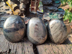 Polished Basalt Pharaoh Stone Galets x 3 From Iron Duke Mine, Zimbabwe - Toprock Gemstones and Minerals 