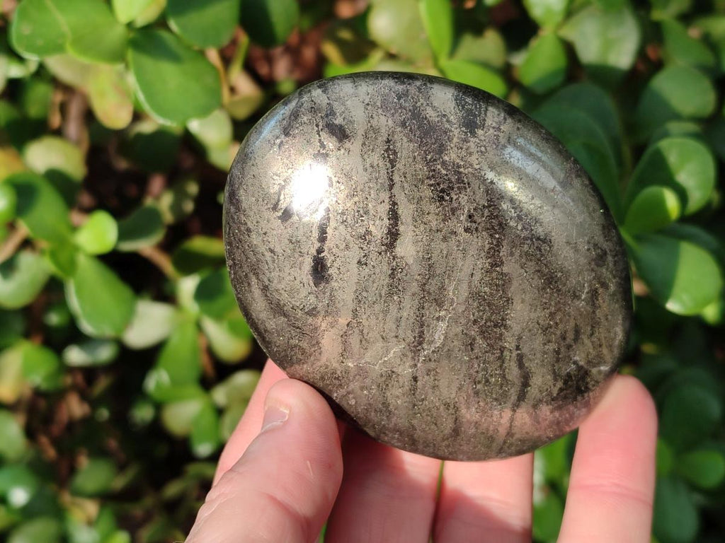 Polished Basalt Pharaoh Stone Galets x 3 From Iron Duke Mine, Zimbabwe - Toprock Gemstones and Minerals 
