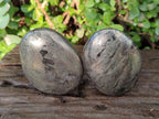 Polished Basalt Pharaoh Stone Galets x 3 From Iron Duke Mine, Zimbabwe - Toprock Gemstones and Minerals 