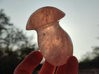 Polished Gemmy Rose Quartz Mushrooms x 12 From Madagascar - Toprock Gemstones and Minerals 