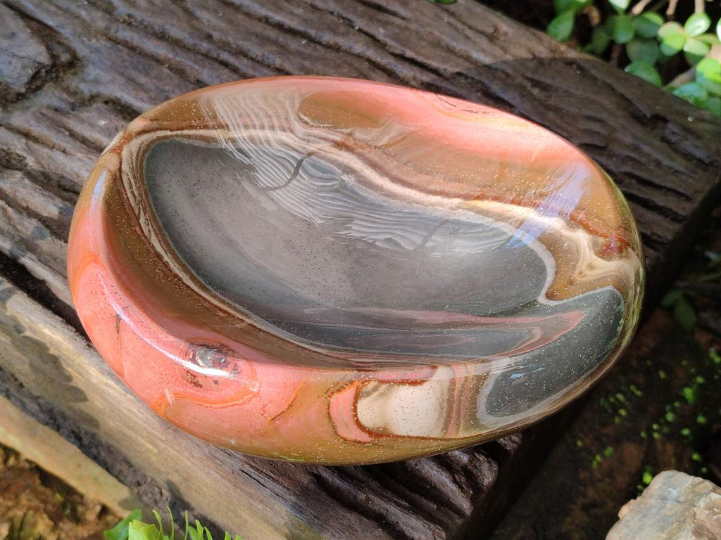 Polished Large Polychrome Jasper Bowl x 1 From NW Coast, Madagascar