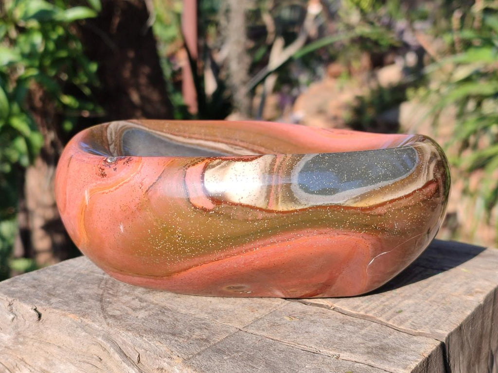Polished Large Polychrome Jasper Bowl x 1 From NW Coast, Madagascar