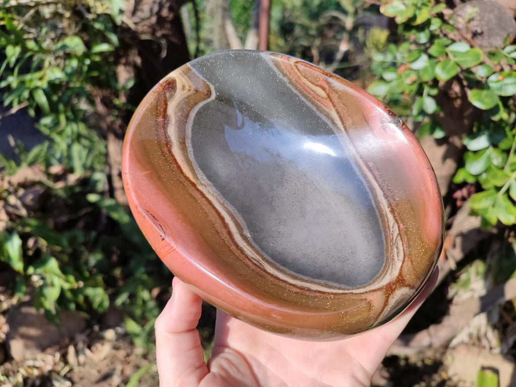 Polished Large Polychrome Jasper Bowl x 1 From NW Coast, Madagascar