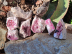 Natural Spherocobaltite Specimens x 6 From Musonoi Mine, Congo
