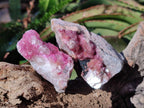 Natural Spherocobaltite Specimens x 6 From Musonoi Mine, Congo