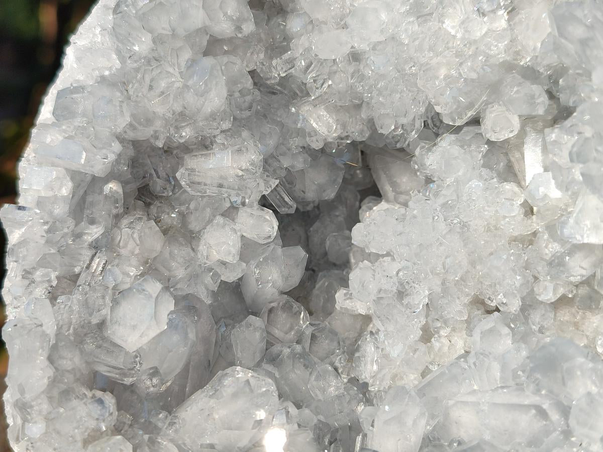 Natural Blue Celestite Geode Specimen x 1 From Sakoany, Madagascar