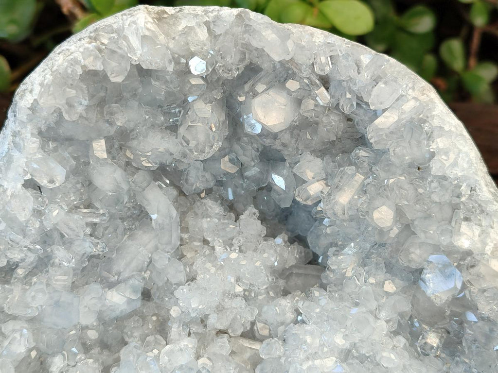 Natural Blue Celestite Geode Specimen x 1 From Sakoany, Madagascar