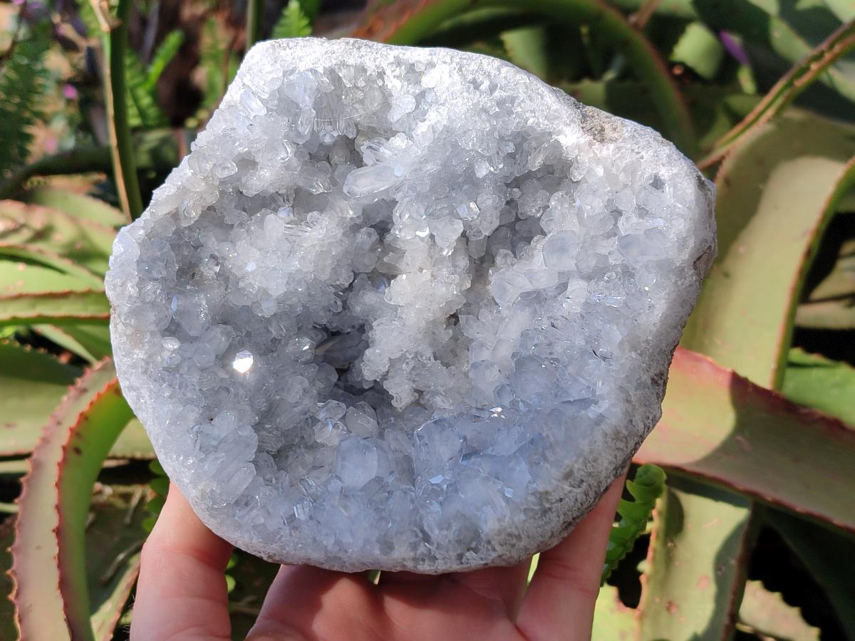 Natural Blue Celestite Geode Specimen x 1 From Sakoany, Madagascar