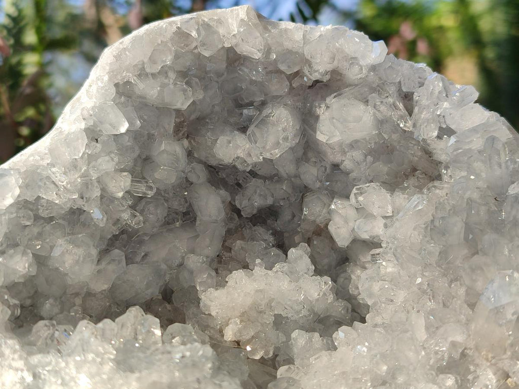Natural Blue Celestite Geode Specimen x 1 From Sakoany, Madagascar