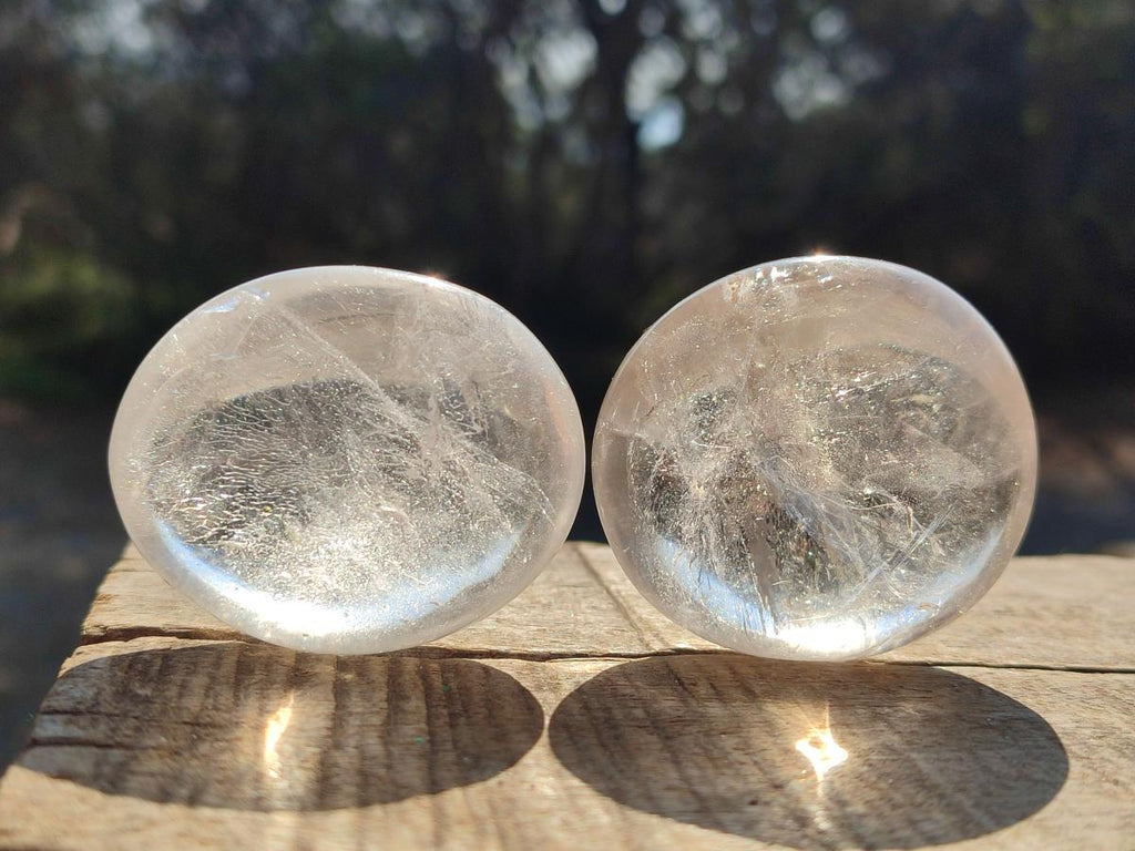 Polished Mix of Clear Quartz Pieces x 24 From Madagascar