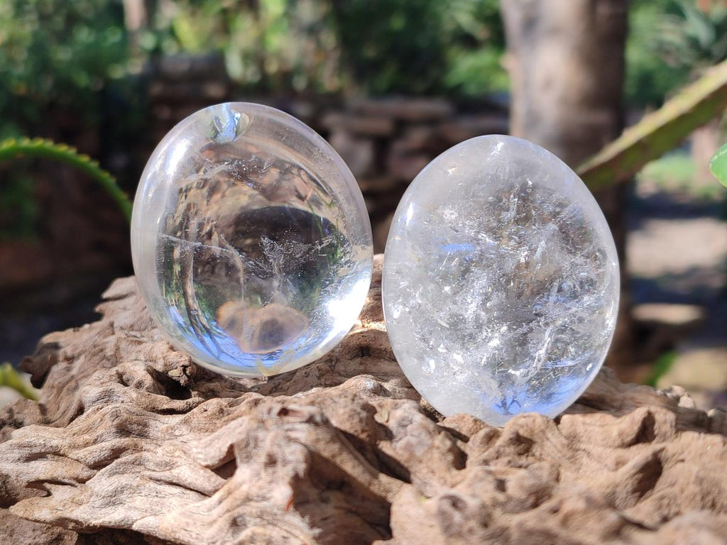Polished Mix of Clear Quartz Pieces x 24 From Madagascar