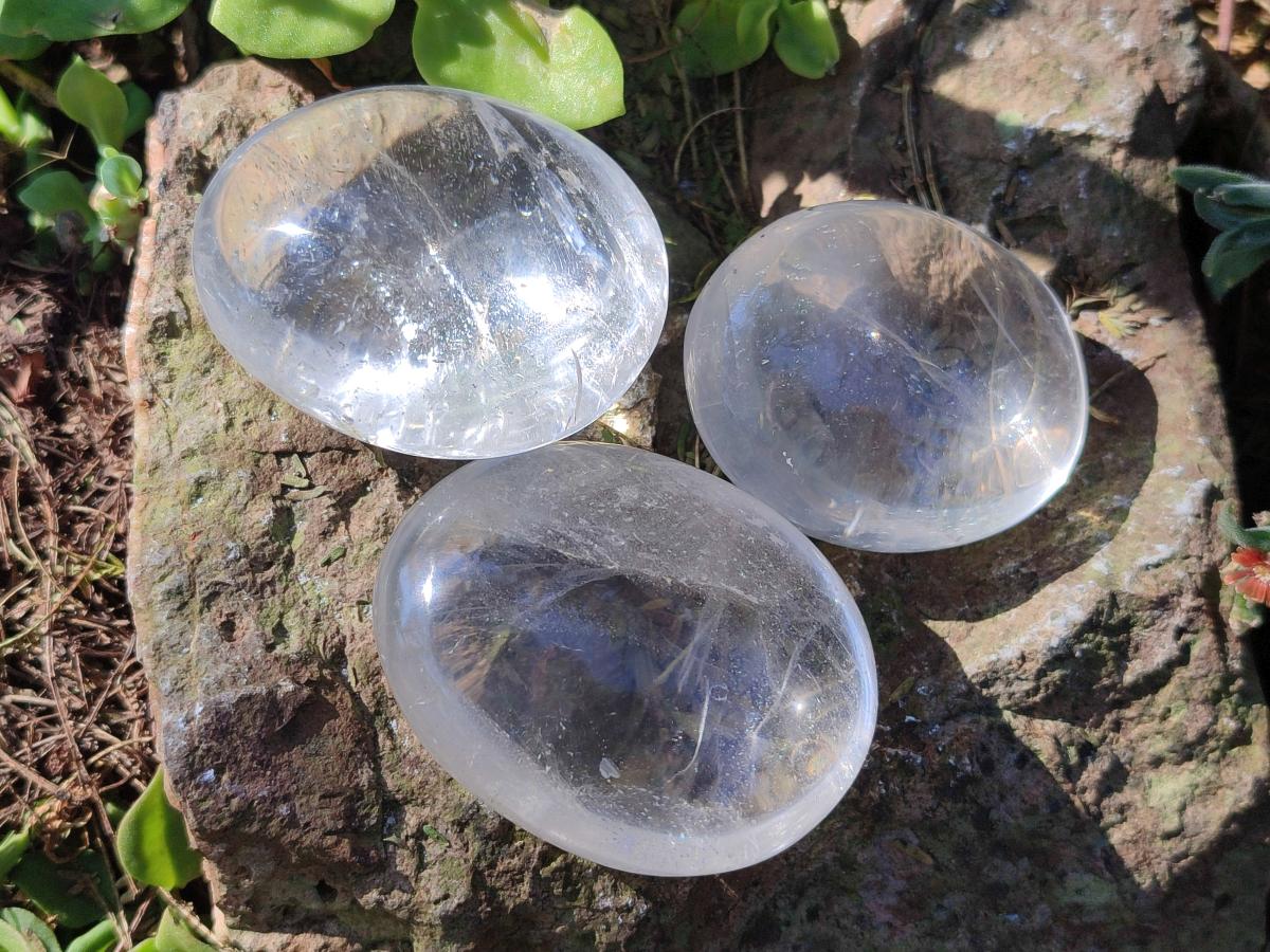 Polished Mix of Clear Quartz Pieces x 24 From Madagascar