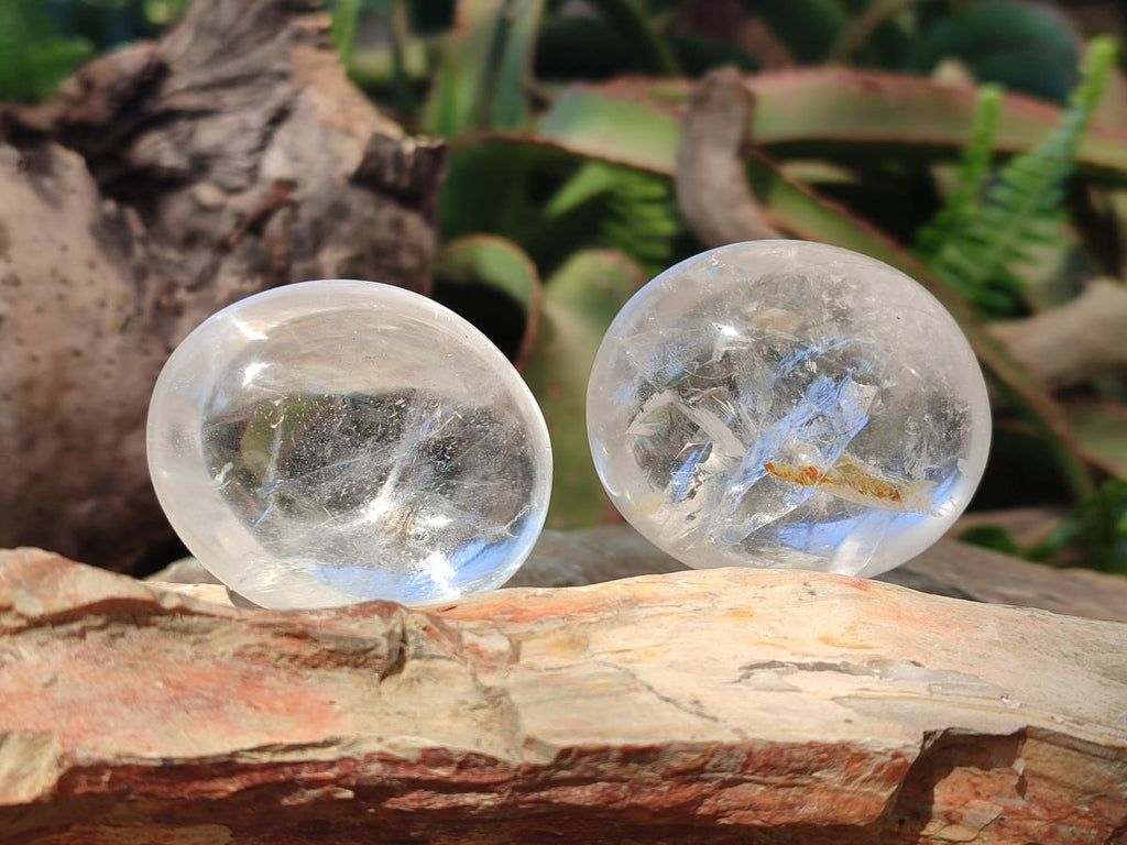 Polished Mix of Clear Quartz Pieces x 24 From Madagascar