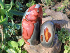 Polished Polychrome Jasper Standing Display Pieces x 3 From NW Coast, Madagascar