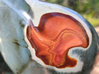 Polished Polychrome Jasper Standing Display Pieces x 3 From NW Coast, Madagascar