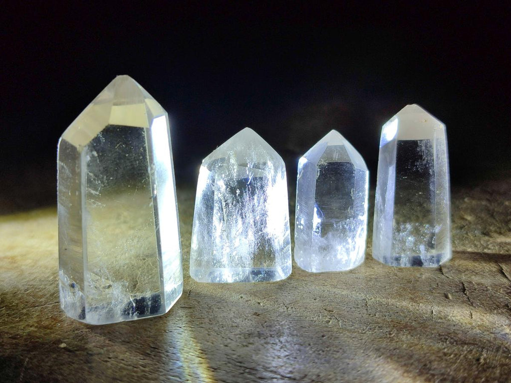 Polished Clear Quartz Pendant Sized Crystals x 35 From Madagascar