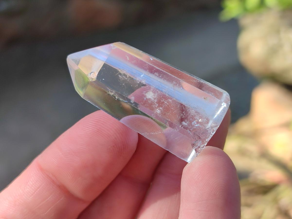 Polished Clear Quartz Pendant Sized Crystals x 35 From Madagascar