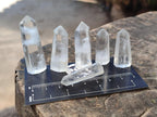 Polished Clear Quartz Pendant Sized Crystals x 35 From Madagascar