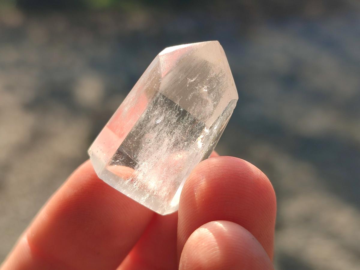 Polished Clear Quartz Pendant Sized Crystals x 35 From Madagascar