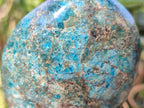 Polished Blue Apatite Standing Display Pieces x 4 From Betroka, Madagascar