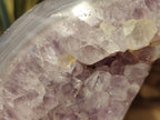 Polished One Side Agate Amethyst Crystalline Geodes x 2 From Maintirano, Madagascar