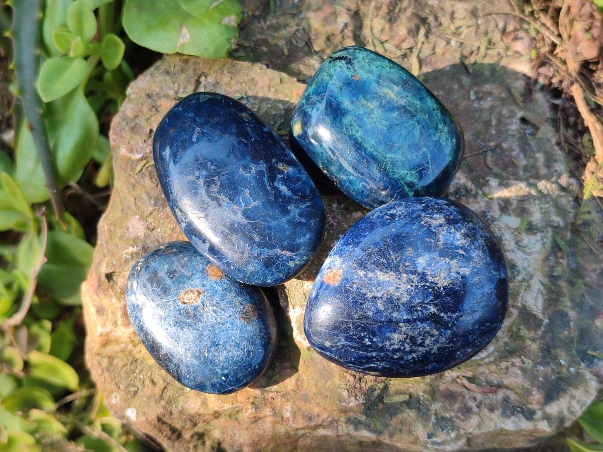 Polished Dumortierite Free Forms x 24 From Madagascar