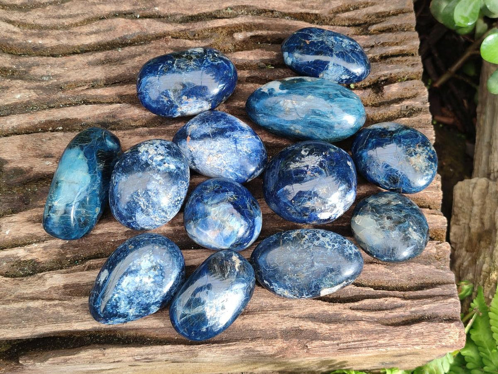 Polished Dumortierite Free Forms x 24 From Madagascar