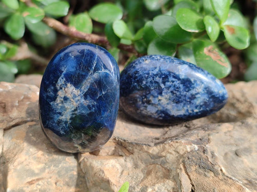 Polished Dumortierite Free Forms x 24 From Madagascar