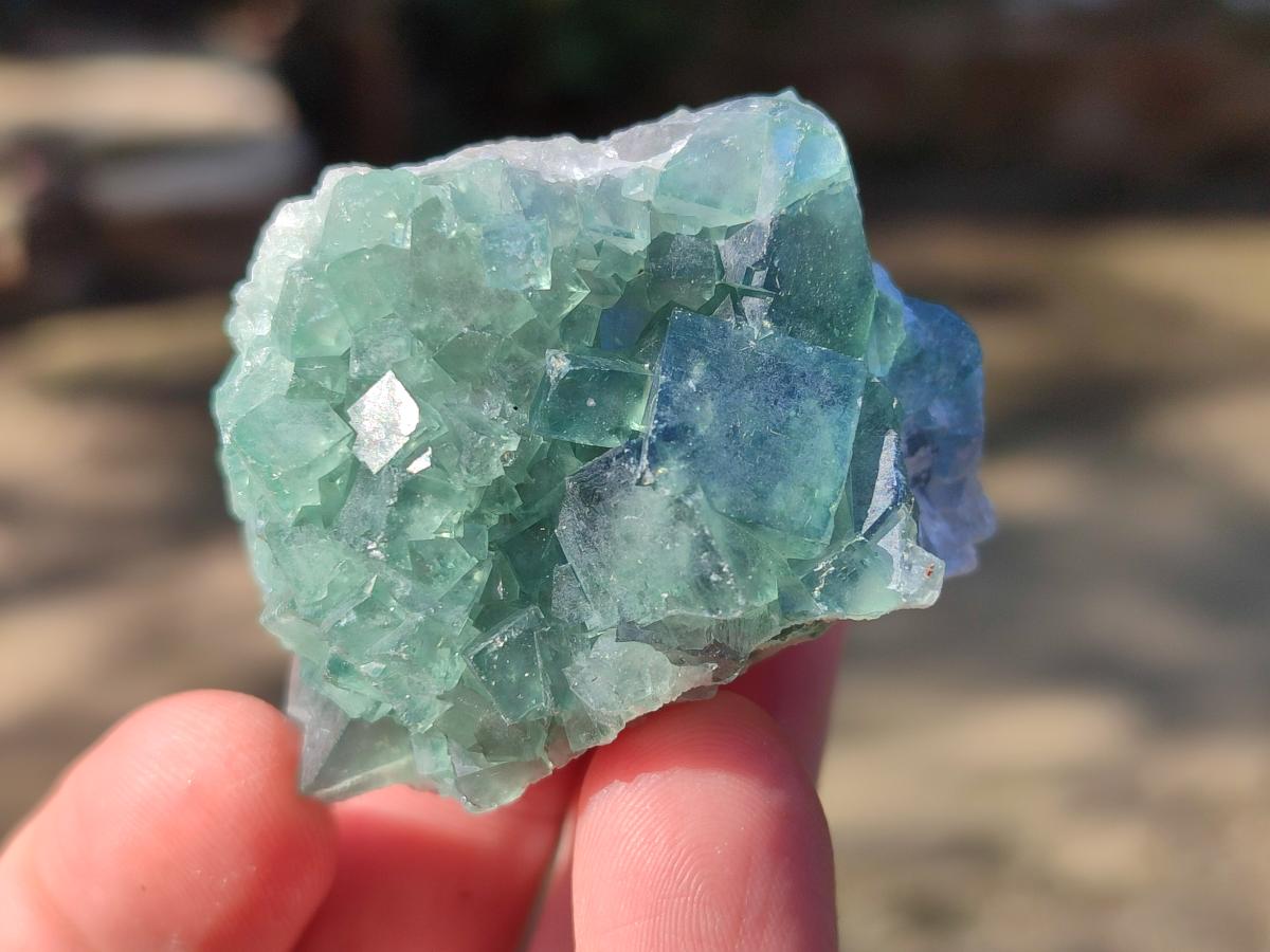 Natural Green Cubic Fluorite Specimens x 35 From Mandrosonoro, Madagascar