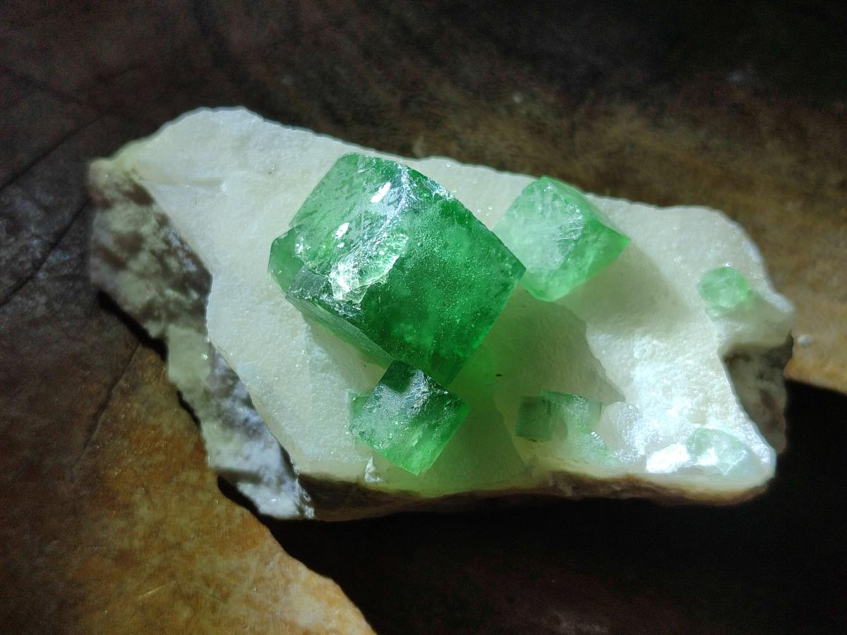 Natural Green Cubic Fluorite Specimens x 35 From Mandrosonoro, Madagascar