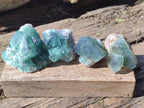 Natural Green Cubic Fluorite Specimens x 35 From Mandrosonoro, Madagascar