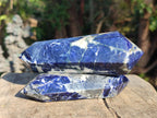 Polished Double Terminated Sodalite Crystals x 6 From Kunene River, Namibia