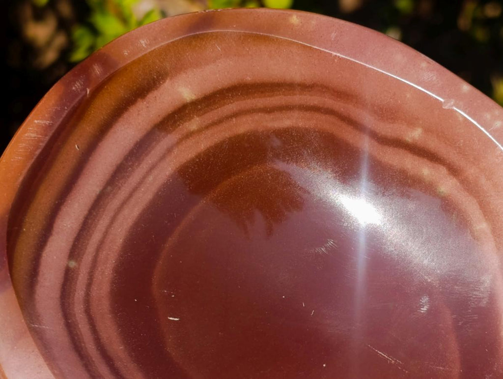 Polished Polychrome Jasper Bowls x 2 From NW Coast, Madagascar