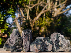 Natural Crystalline Libethenite Specimens on Dolomite Matrix x 12 From Shituru, Congo