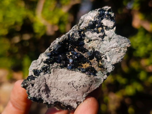 Natural Crystalline Libethenite Specimens on Dolomite Matrix x 12 From Shituru, Congo - Toprock Gemstones and Minerals 