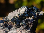 Natural Crystalline Libethenite Specimens on Dolomite Matrix x 12 From Shituru, Congo