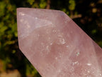 Polished Gemmy Rose Quartz Display Crystals x 2 From Madagascar