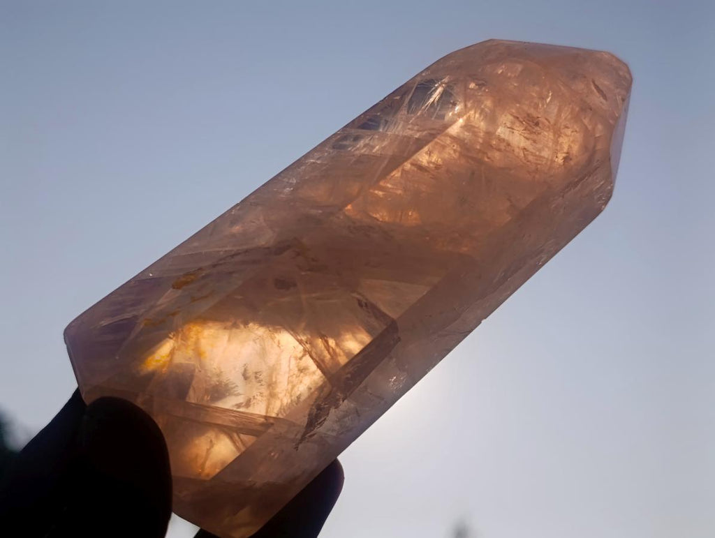 Polished Gemmy Rose Quartz Display Crystals x 2 From Madagascar