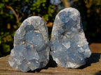 Natural Blue Celestite Specimens x 36 From Sakoany, Madagascar