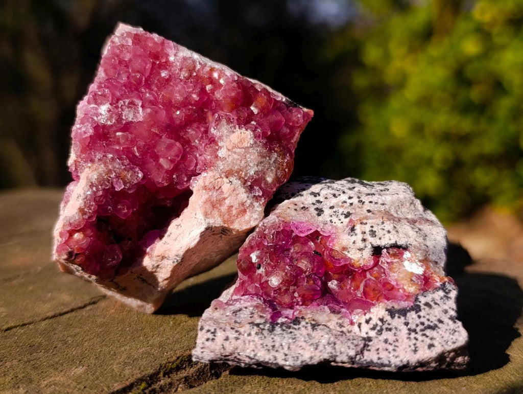 Natural Spherocobaltite Specimens x 12 From Musonoi Mine, Congo