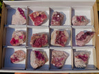 Natural Spherocobaltite Specimens x 12 From Musonoi Mine, Congo